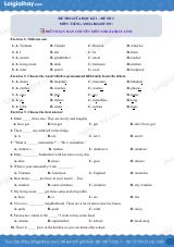 Đề thi giữa kì 1 Tiếng Anh 6 Right on! - Đề số 3